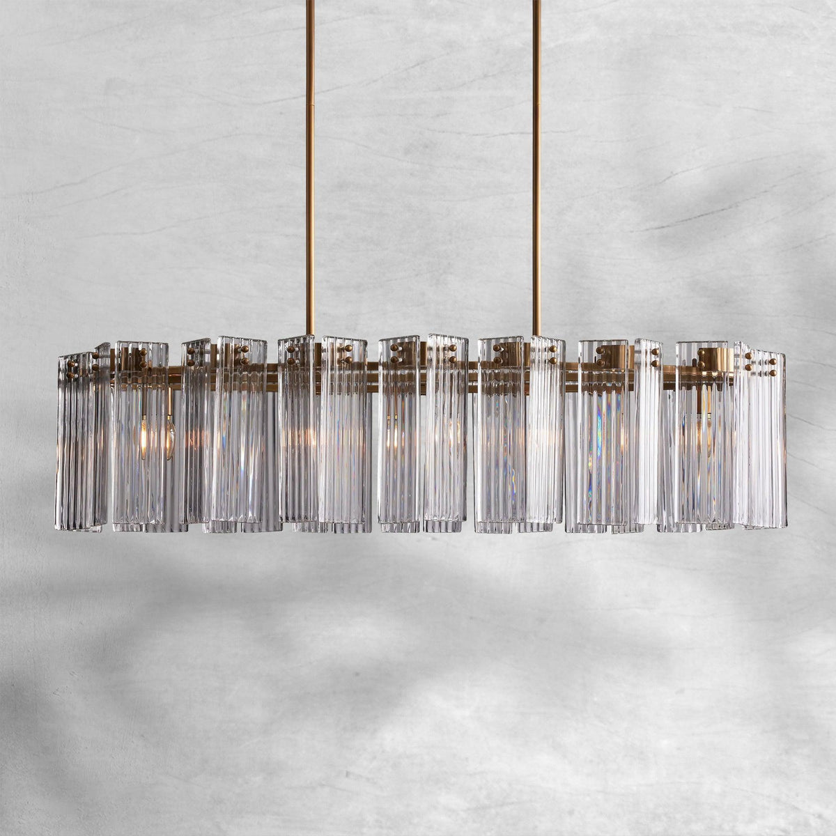 Delsie Oval Chandelier 51''63''72'' - view 17