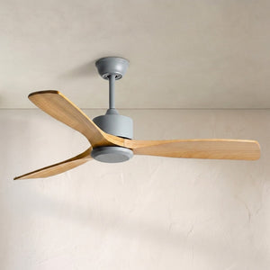 52 Inch Three Oak Blade Quiet Ceiling Fan - Timberline