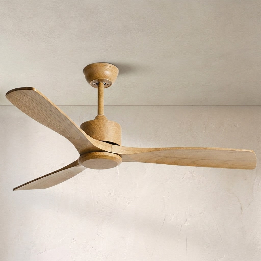 52 Inch Three Oak Blade Quiet Ceiling Fan - Timberline - view 4