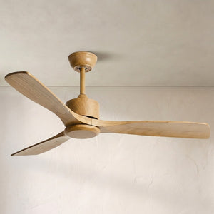 52 Inch Three Oak Blade Quiet Ceiling Fan - Timberline - view 4