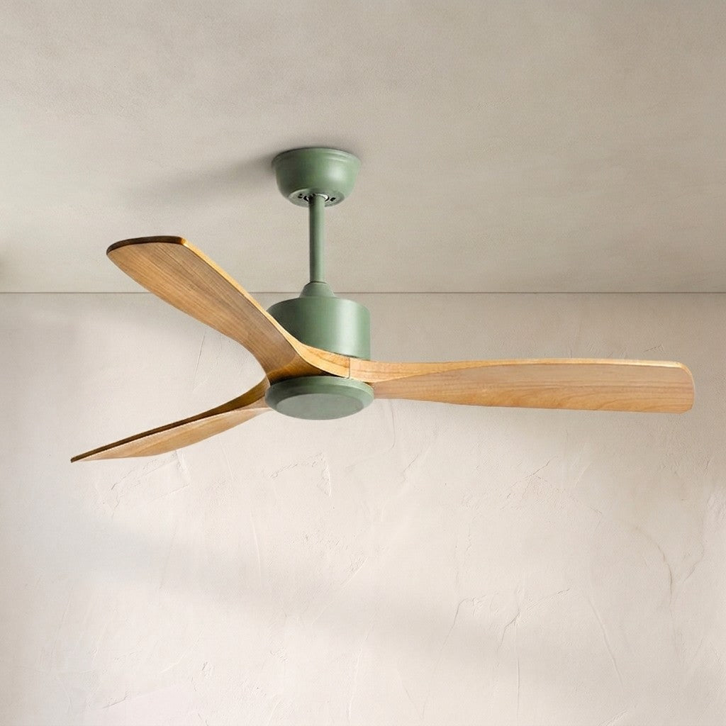 52 Inch Three Oak Blade Quiet Ceiling Fan - Timberline - view 2