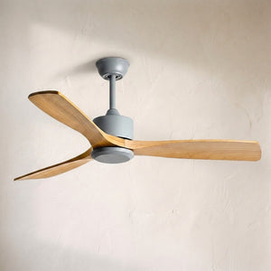 52 Inch Three Oak Blade Quiet Ceiling Fan - Timberline