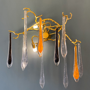Agnes Branch Crystal Wall Sconce