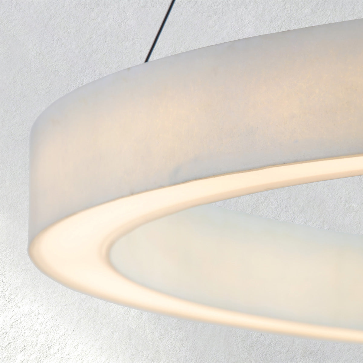 Alabaster StoneGlow Round Chandelier - view 4