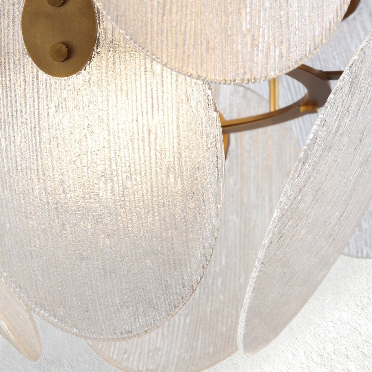 Snow Petal Glass Chandelier - view 4