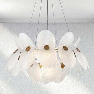 Snow Petal Glass Chandelier - view 2