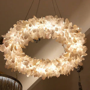 Modern Round/Oval/Linear/Square Natural Crystal Chandelier - view 11