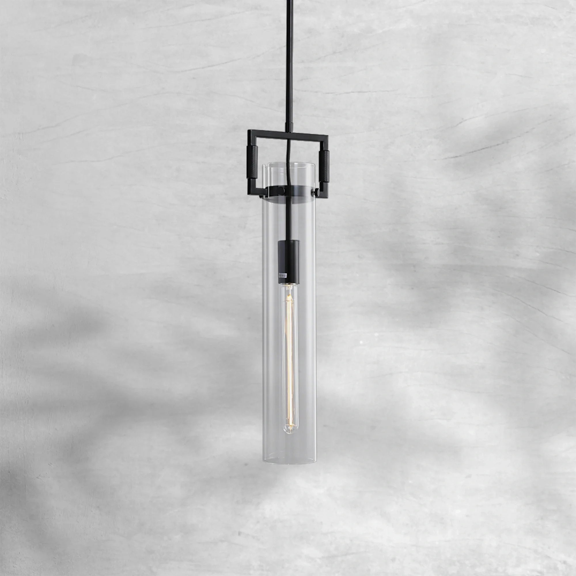 Modulus Glass Cylinder Pendant 12"22"