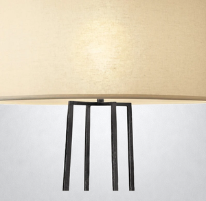 Wiraht Floor Light, linen floor lamp - view 9
