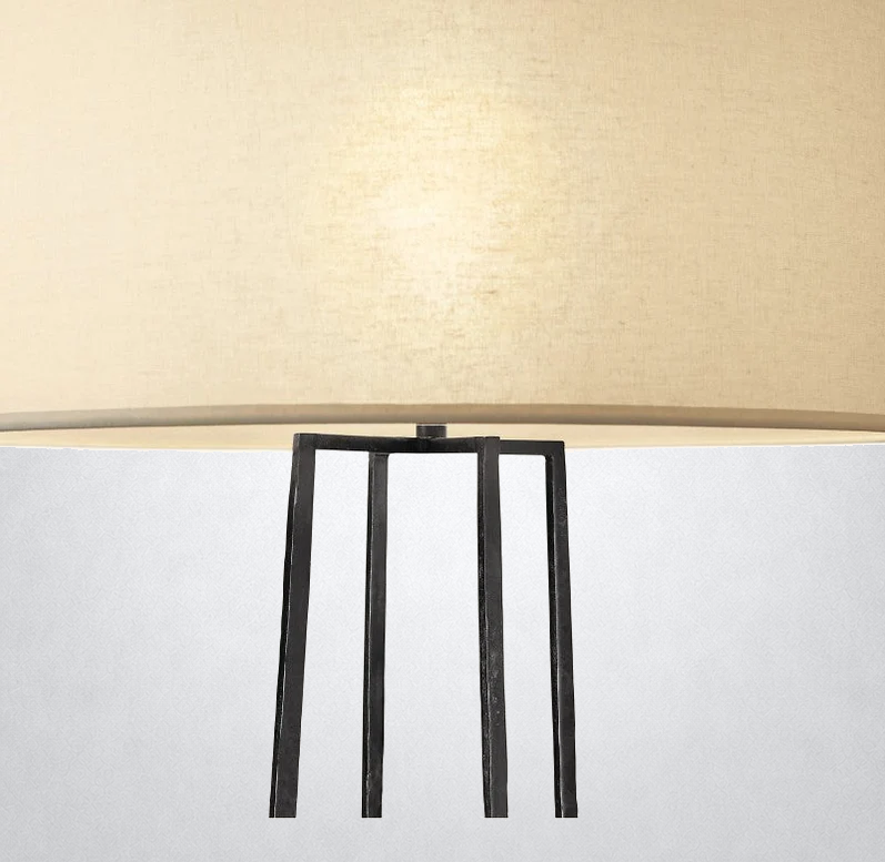 Wiraht Floor Light, linen floor lamp - view 9