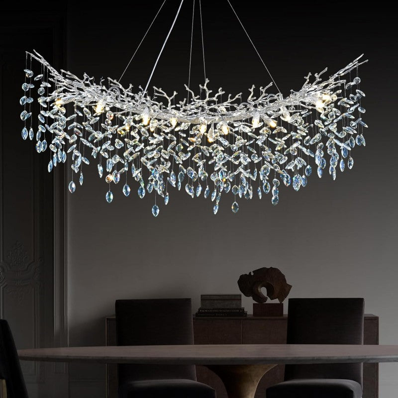 Modern Crystal Tree Branch Chandelier - view 3