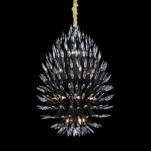 Lily Starburst Crystal Sputnik Chandelier 43"W - view 5