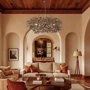 Fiore Crown Chandelier 39" 48" 60" - view 2