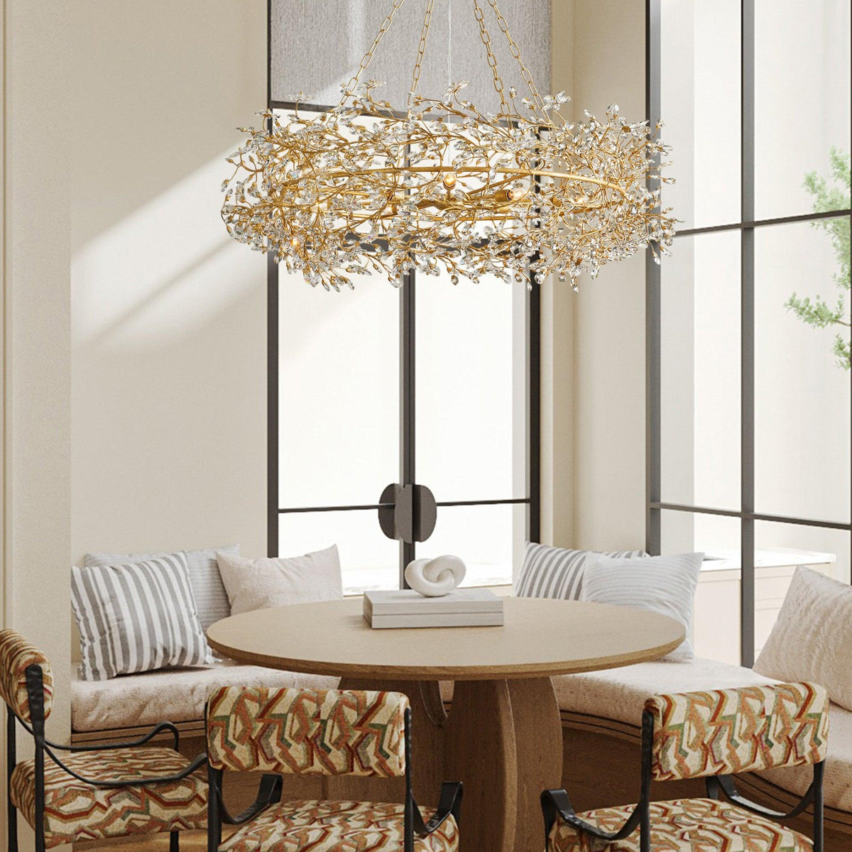 Fiore Crown Chandelier 39" 48" 60" - view 9
