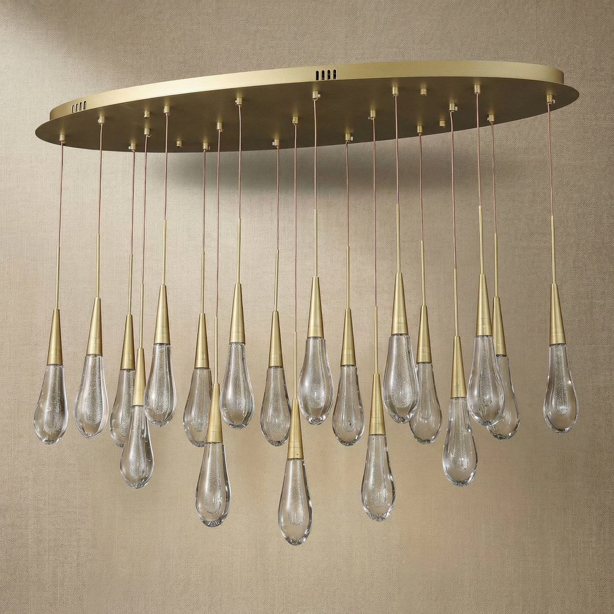 Goccia Oval Chandelier - view 2