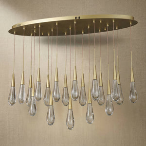 Goccia Oval Chandelier - view 2