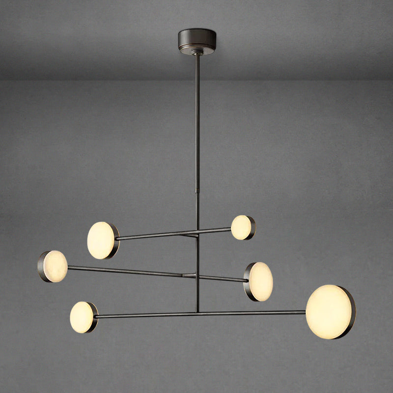Alaric Mobile Chandelier 46", alabaster - view 2