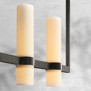 Ravion Linear Milk Glass Chandelier - view 5