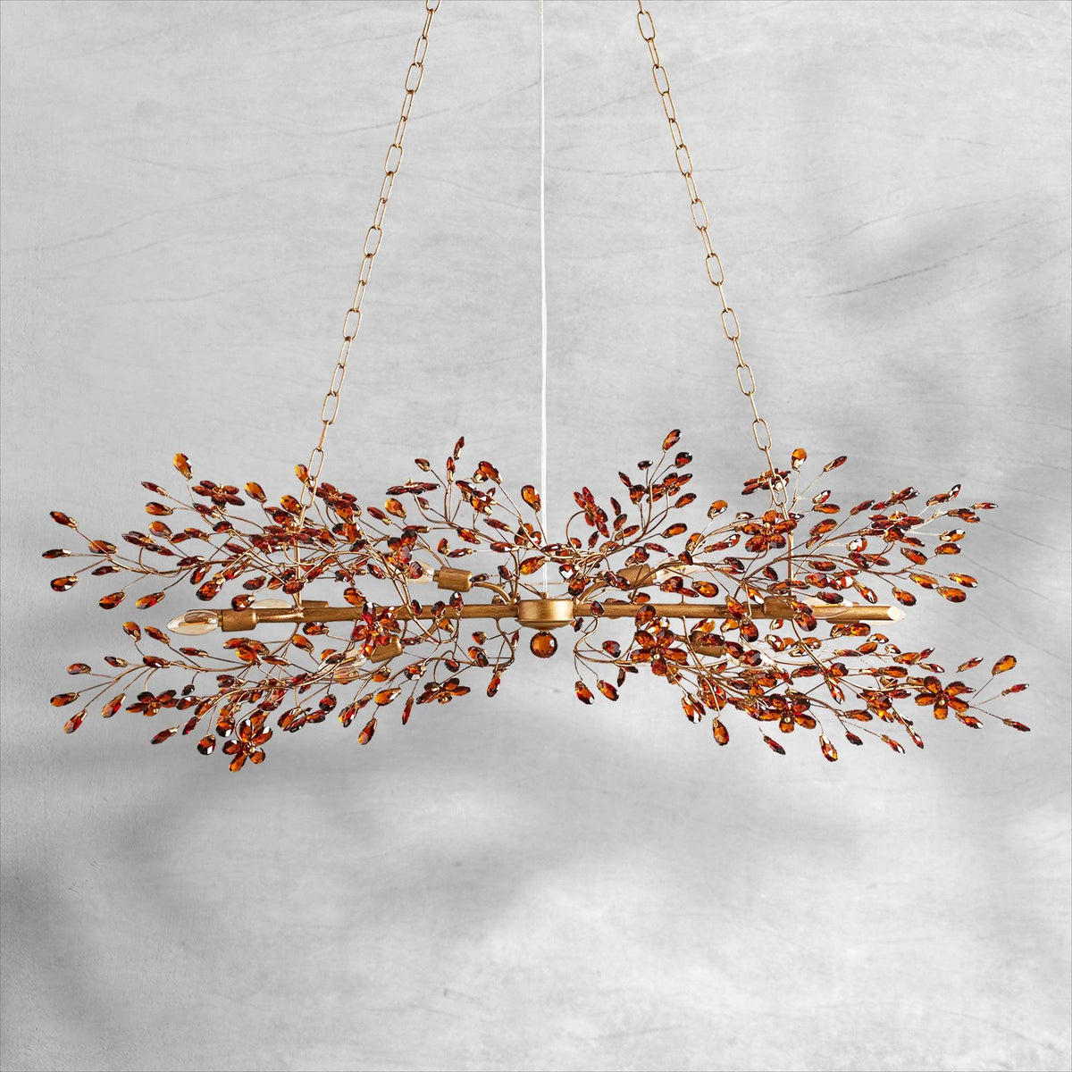 Fiore Linear Chandelier 43"51"68" - view 13