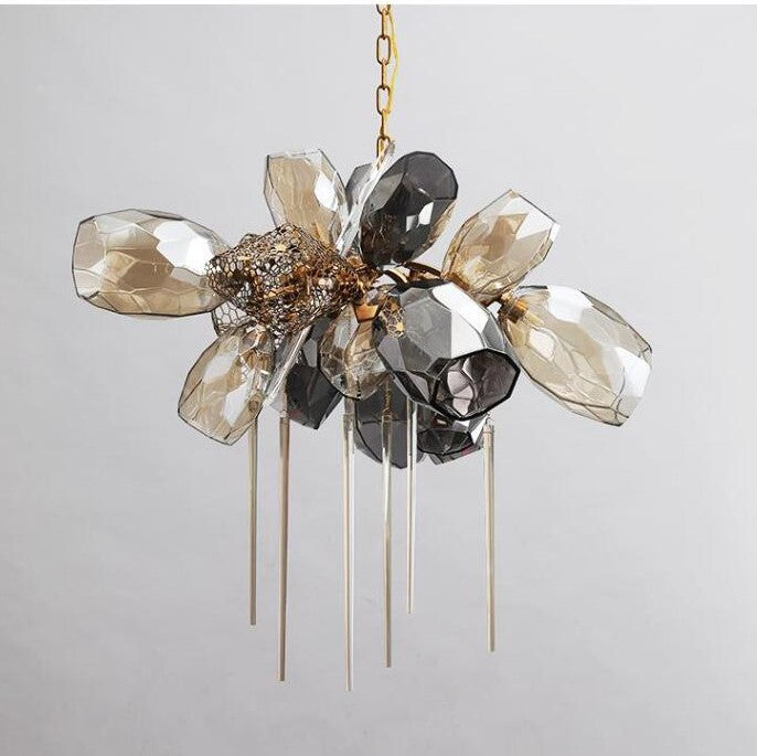 Modern Wine Glass Shape Chandelier Italian Light Luxury Light Fixture for Dining Room/Living Room - view 27