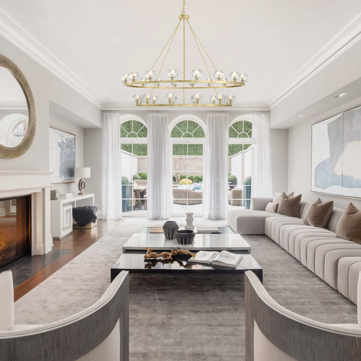 Hertha Round Chandelier - view 9