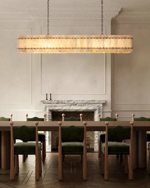 Sienna Marcus Alabaster Linear Chandelier 54''72'' - view 11
