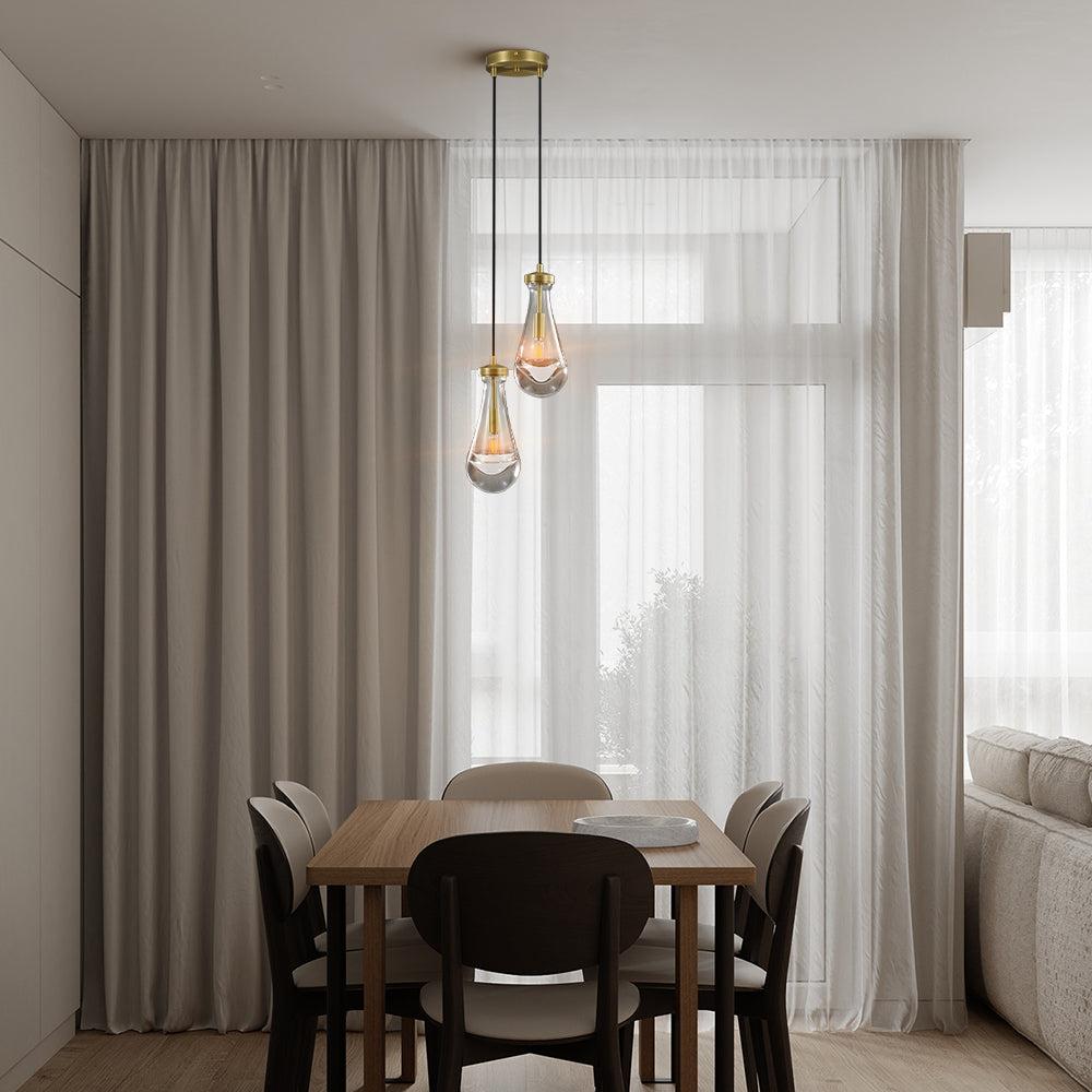 Raindrop 2-Light Cord Round Chandelier - view 13