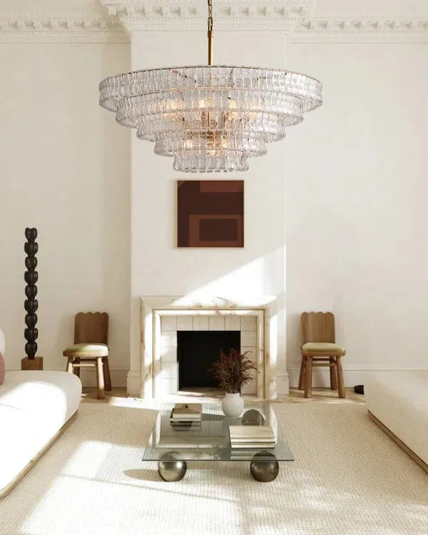 Ghiaccio Round Chandelier 24"36"48"60" - view 12