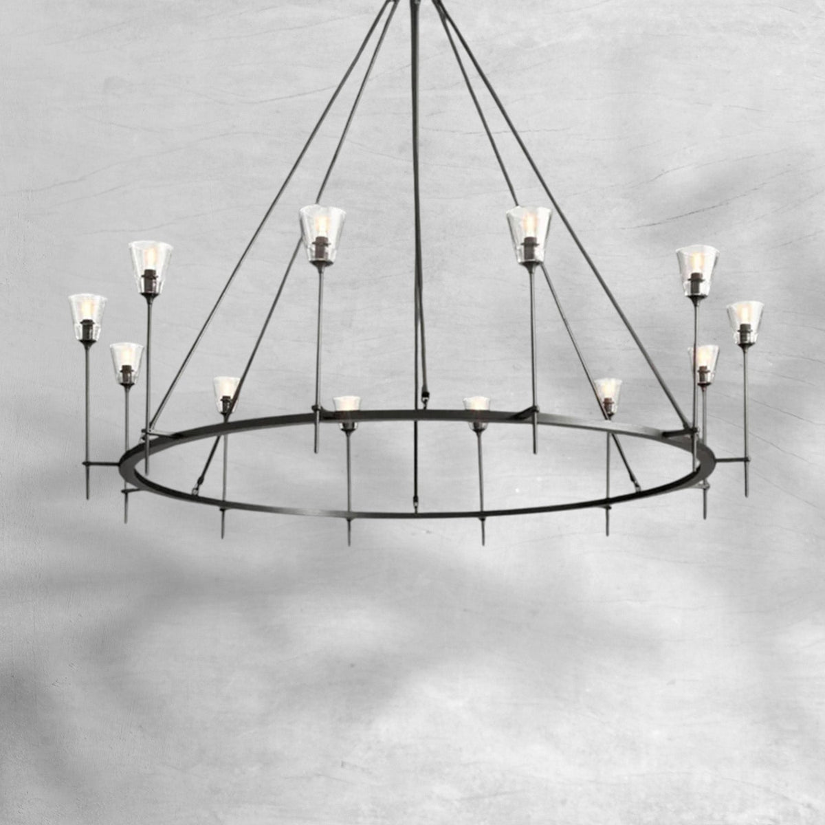Torcho Round Chandelier 70" - view 2