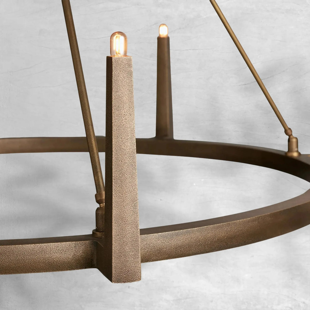 Emmet Round Chandelier 42''54'' - view 3