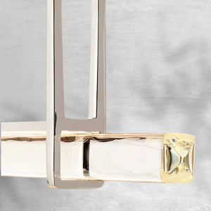 Aureon Crystal Single Bar Linear Chandelier - view 6