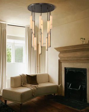 Aureon Alabaster Round Chandelier - view 19