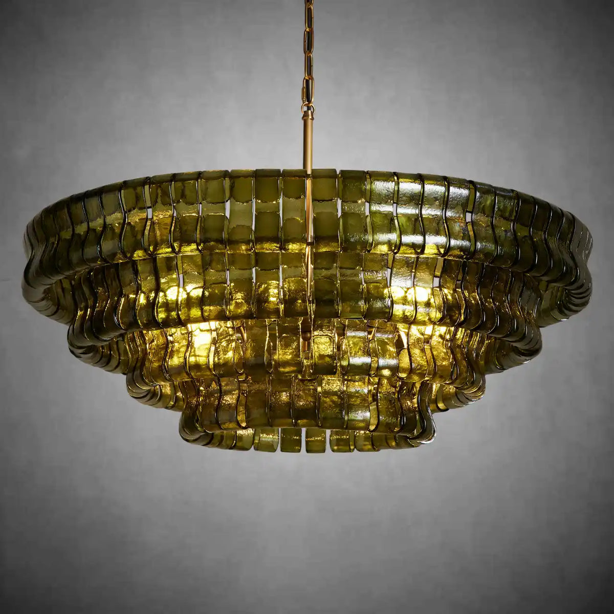 Glacien Round Glass Chandelier - view 29