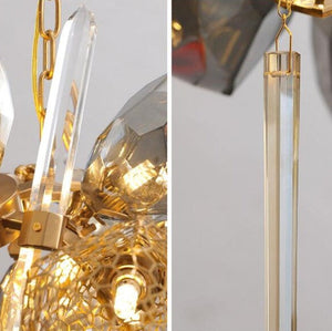 Modern Wine Glass Shape Chandelier Italian Light Luxury Light Fixture for Dining Room/Living Room - view 37