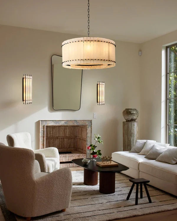 Sienna Marcus Alabaster Round Chandelier - view 20