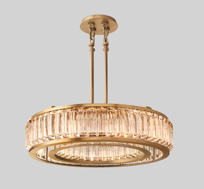 Mauriar Round Chandelier 37" - view 3