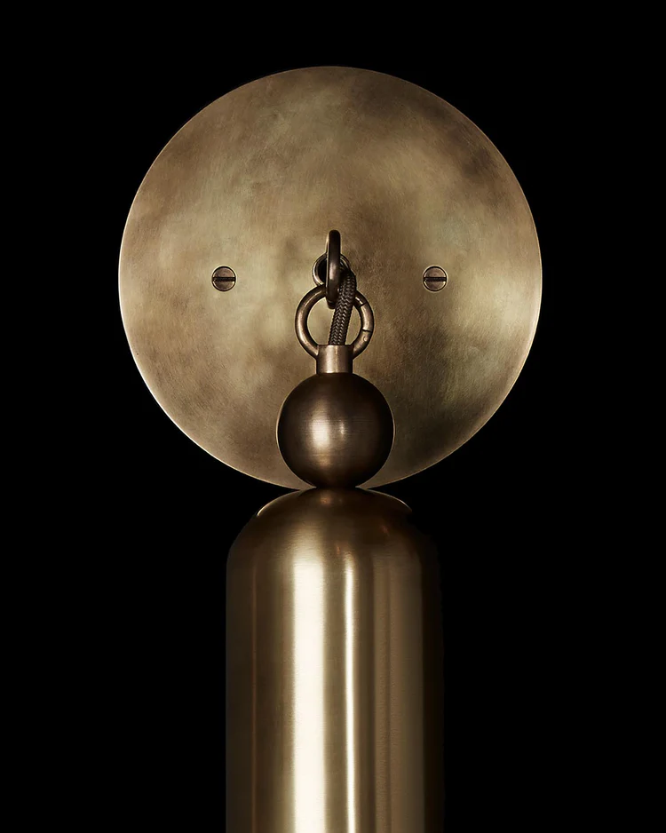 TASSEL 1 SCONCE H23.5” x W2.5” x D4”, brass wall sconce - view 5