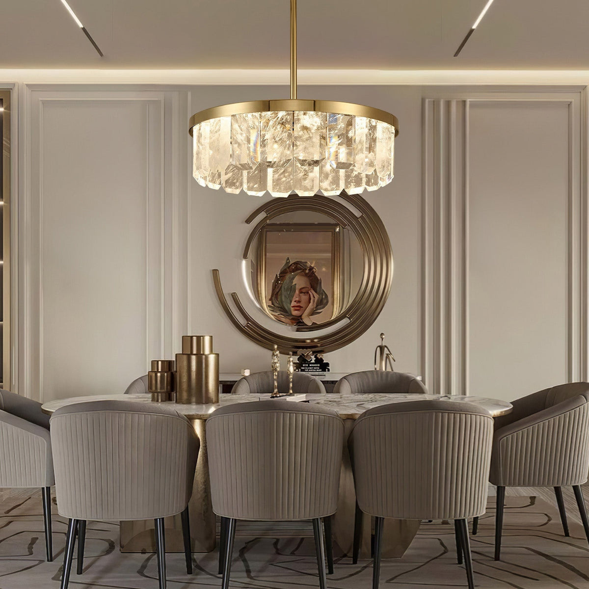 Selene Linear Crystal Chandelier - view 12