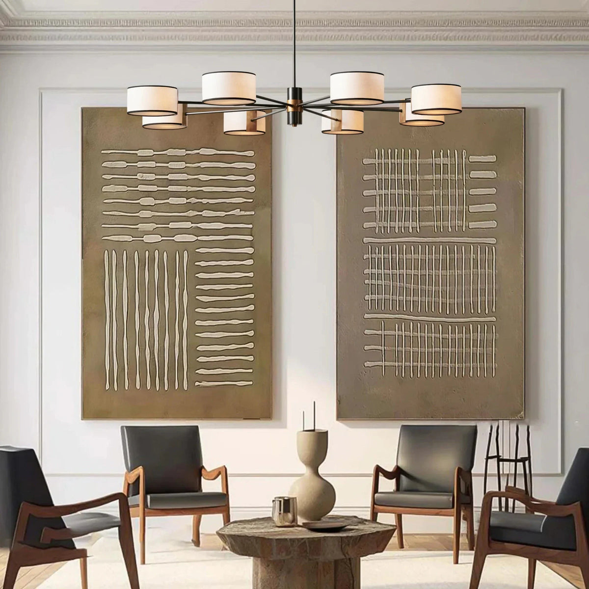 Daphne Round Chandelier 48''60'' - view 3