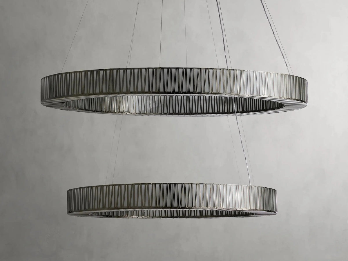 Jeunet 2-Tier Round Chandelier 47''60'', two-tier - view 6
