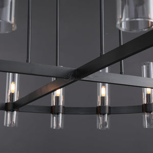 Ravion Round Chandelier 60", solid brass - view 8