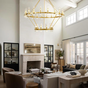 60 Inch Wagon Wheel Chandelier - view 9