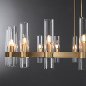 Ravion Round Chandelier 60", solid brass - view 5