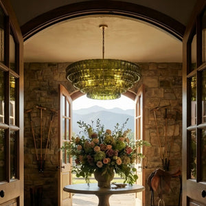 Glacien Round Glass Chandelier - view 28