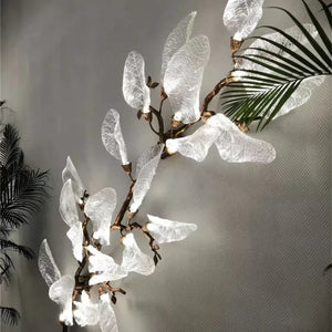 Creative Bionic Resin Leaves Chandelier for Living Room/Dining Room/Staircase - view 29