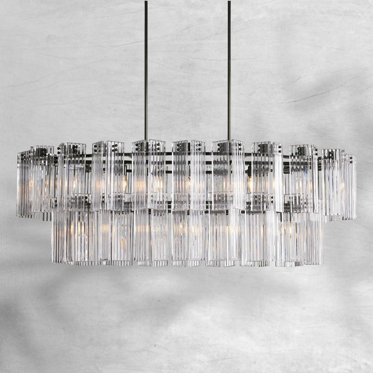 Delsie Oval Chandelier 51''63''72'' - view 41