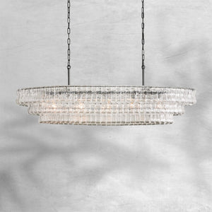 Glacien Oval Chandelier 54"W/65"W - view 21