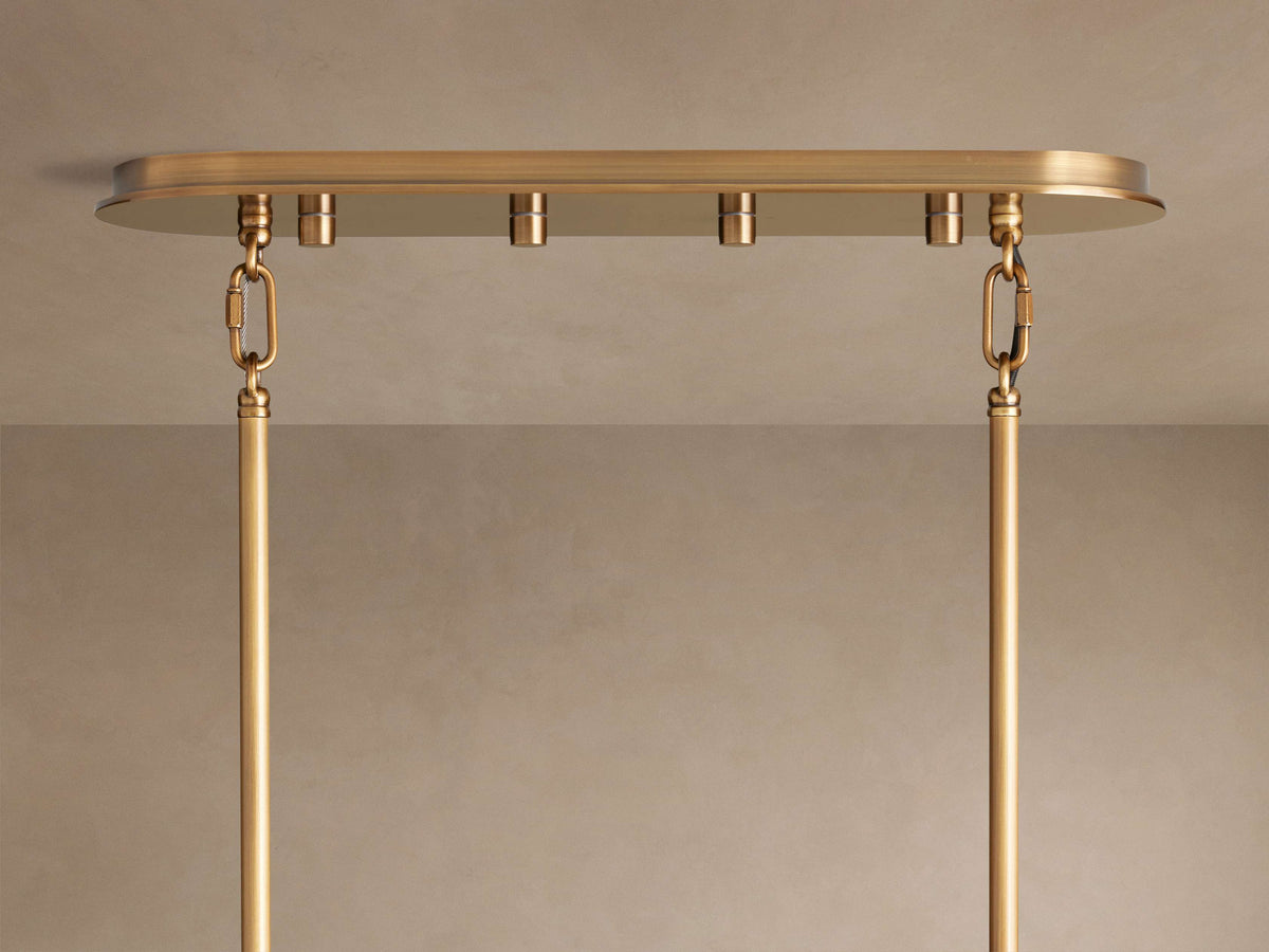 Delsie Oval Tiered Chandelier 63'' 72"W - view 10