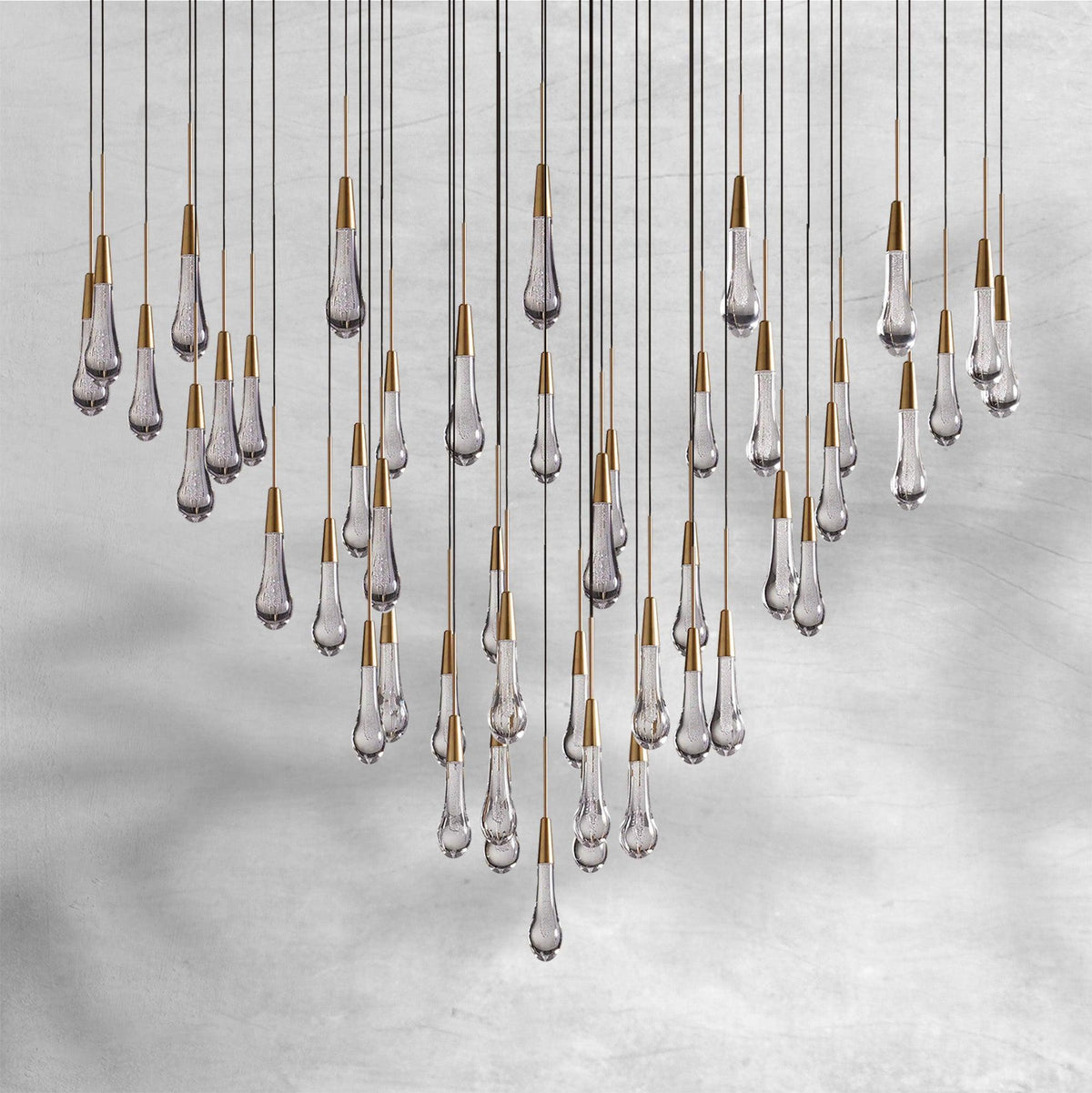 Soltaire Round Chandelier 58"W - view 2