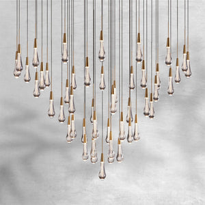 Soltaire Round Chandelier 58"W